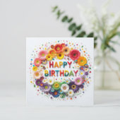 Happy Birthday Greeting Cards シーズンカード (スタンド正面)