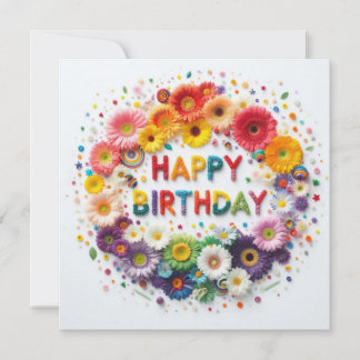 Happy Birthday Greeting Cards シーズンカード