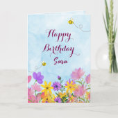 Happy Birthday Greetings Card  カード (正面)