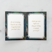 Happy Birthday Hubby | Owl Themed  カード (内部)