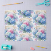 Happy Birthday Hydrangea Floral  薄葉紙 (クラフト)