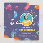 Happy Birthday Invitation 招待状 (正面/裏面)