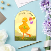 Happy Birthday Invitation Big Bird アクリル招待状 (インサイチュ (ウェディング))