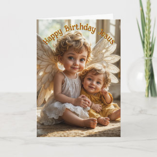 Happy Birthday Jesus 5x7 Christmas Card カード