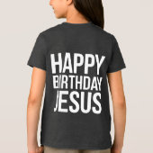 Happy Birthday Jesus Celebration Apparel for All トライブレンドＴシャツ (裏面)