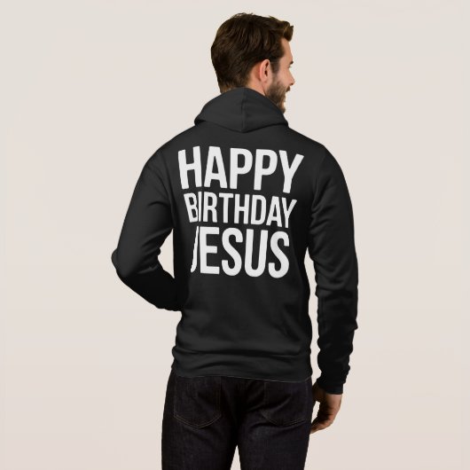 Happy Birthday Jesus Celebration Apparel for All パーカ (裏面フル)