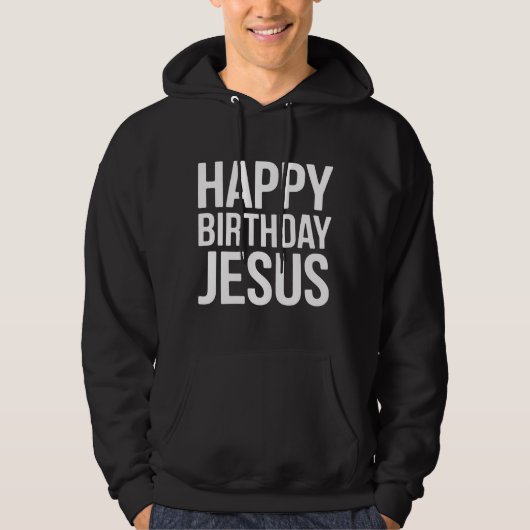 Happy Birthday Jesus Celebration Apparel for All パーカ (正面)