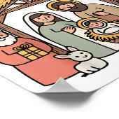 Happy Birthday Jesus Christmas Christian Outfit To ポスター (角)