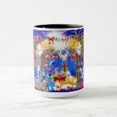 Happy Birthday Jesus Nativity Mug マグカップ (中央)