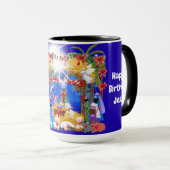 Happy Birthday Jesus Nativity Mug マグカップ (正面右)