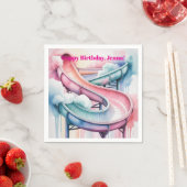 Happy Birthday Kids’ Birthday Waterslide Party スタンダードカクテルナプキン (インサイチュ)