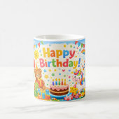 Happy Birthday Kids Colorful Party Mug コーヒーマグカップ (中央)