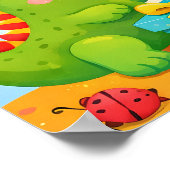 Happy Birthday Kids Colorful Party Poster ポスター (角)