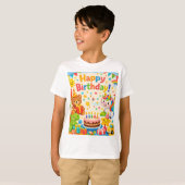 Happy Birthday Kids Party T-Shirt Tシャツ (正面フル)