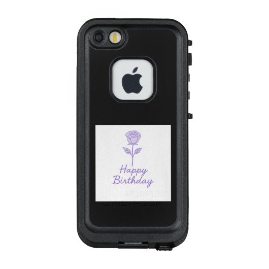 Happy Birthday LifeProof iPhoneケース (裏面)