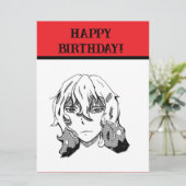 Happy Birthday, Lineart シーズンカード (スタンド正面)