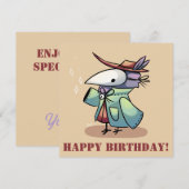 Happy Birthday, magical bird シーズンカード (正面/裏面)