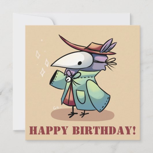 Happy Birthday, magical bird シーズンカード (正面)