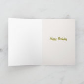 Happy Birthday "Make a Wish" Birthday Card カード (内部)