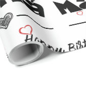 Happy Birthday Mama Geschenkpapier ラッピングペーパー (ロールコーナー)