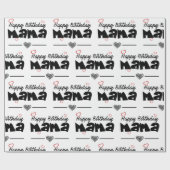 Happy Birthday Mama Geschenkpapier ラッピングペーパー (フラット)