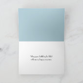 Happy Birthday Message in a Bottle カード (内部)