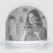 Happy Birthday | Modern Script Personalized Photo (裏面)