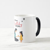 Happy Birthday Mom – Cute Mother an   Mug モーフィングマグカップ (正面右)