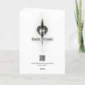 Happy Birthday, Mortal Fool! Gothic Skull Card カード (裏面)