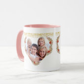 Happy Birthday Mothers Day Gift Family Photo Mug マグカップ (正面左)