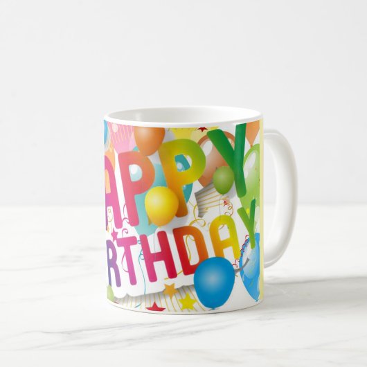 Happy Birthday Mug コーヒーマグカップ