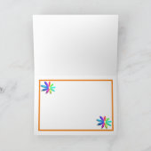 Happy Birthday Multi colour Card シーズンカード (内部)