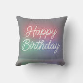 Happy Birthday Neon lamp クッション (裏面)