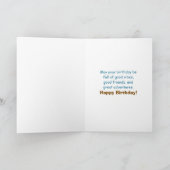 Happy Birthday Nephew | Sentimental カード (内部)