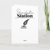 Happy Birthday Nonna | Flowers and Cupcakes カード (裏面)