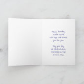 Happy Birthday Nonna | Flowers and Cupcakes カード (内部)