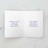 Happy Birthday Nonno | Campsite Poem カード (内部)