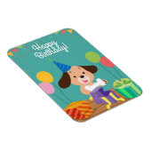 Happy birthday of the dog マグネット (右側)