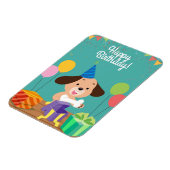 Happy birthday of the dog マグネット (左側)