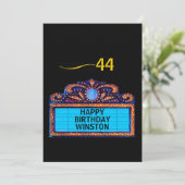 Happy Birthday on a Theater Marquee (スタンド正面)