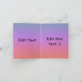 ‘Happy birthday’ panda verjaardags カード (内部)