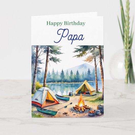 Happy Birthday Papa  | Fishing Tackle Box カード (正面)