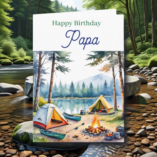 Happy Birthday Papa  | Fishing Tackle Box カード