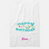 Happy birthday party キッチンタオル (縦)