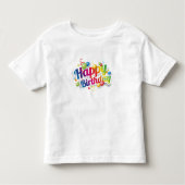 Happy Birthday Party  トドラーTシャツ (正面)
