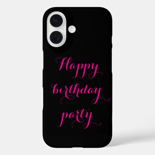 Happy birthday party iphone case Case-Mate iPhoneケース (裏面)