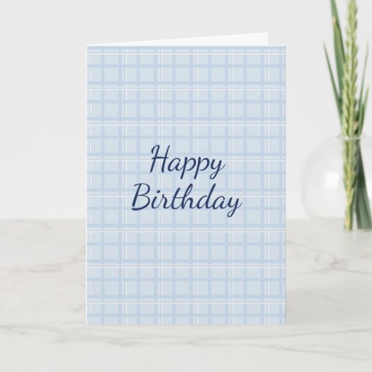 Happy Birthday Personalizable | Modern Minimalist  カード (正面)