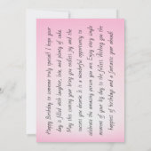 Happy Birthday Personalize Custom card 招待状 (裏面)