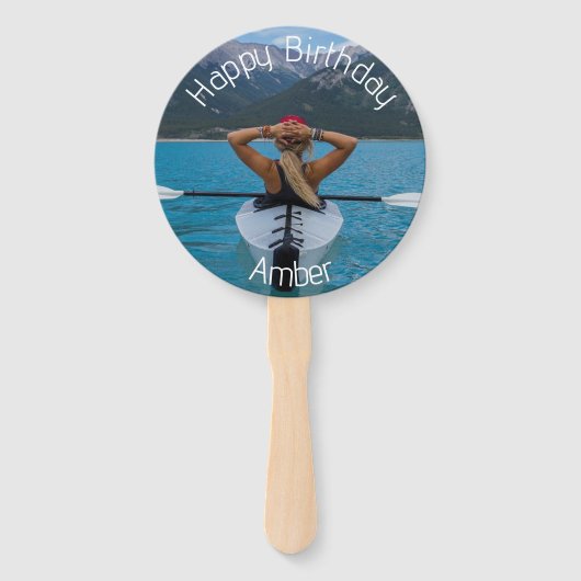 Happy Birthday Photo  ハンドファン (正面)