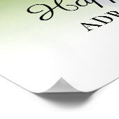 Happy Birthday Photo, Cheers and Welcome to Party  ポスター (角)